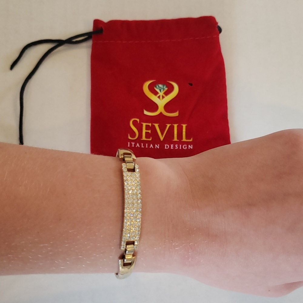 Sevil Italian Design Gold Plated Bracelet